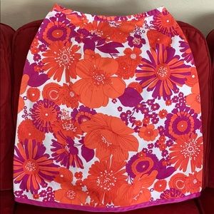 Chadwick’s colorful A-line skirt, sz 6 EUC